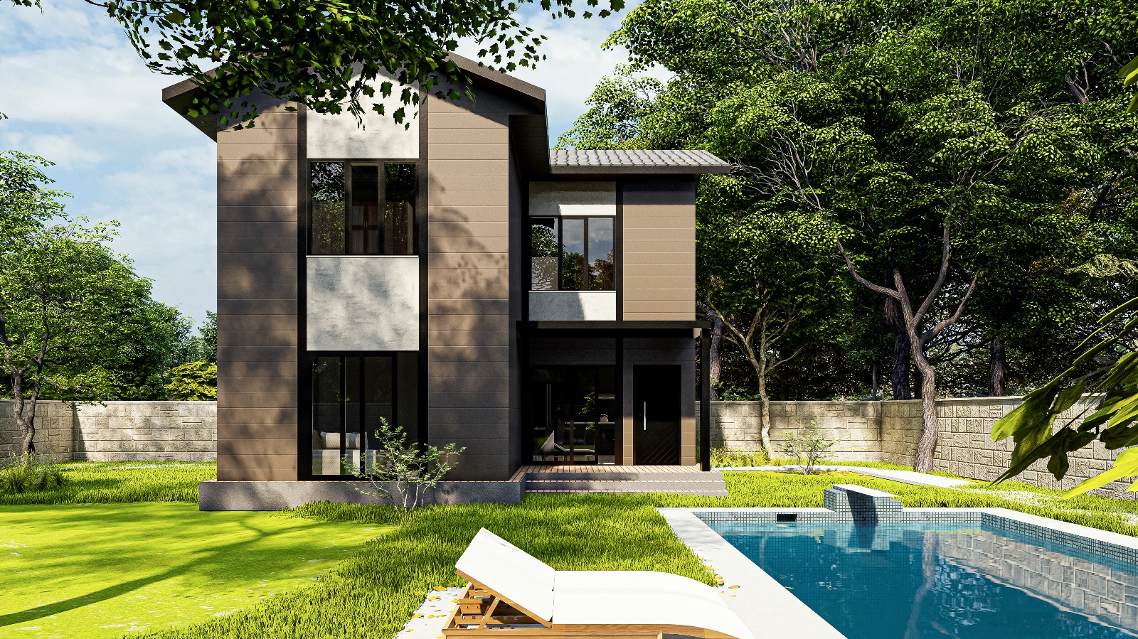 120 m² İki Katlı Çelik Villa