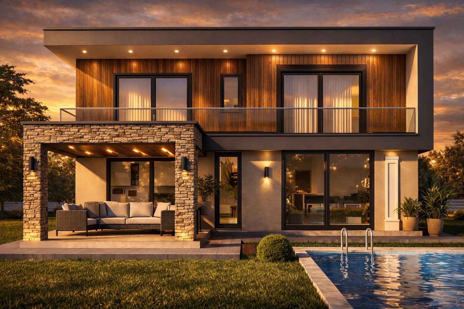 VILLA AURELIA 183 m² İki Katlı Çelik Villa