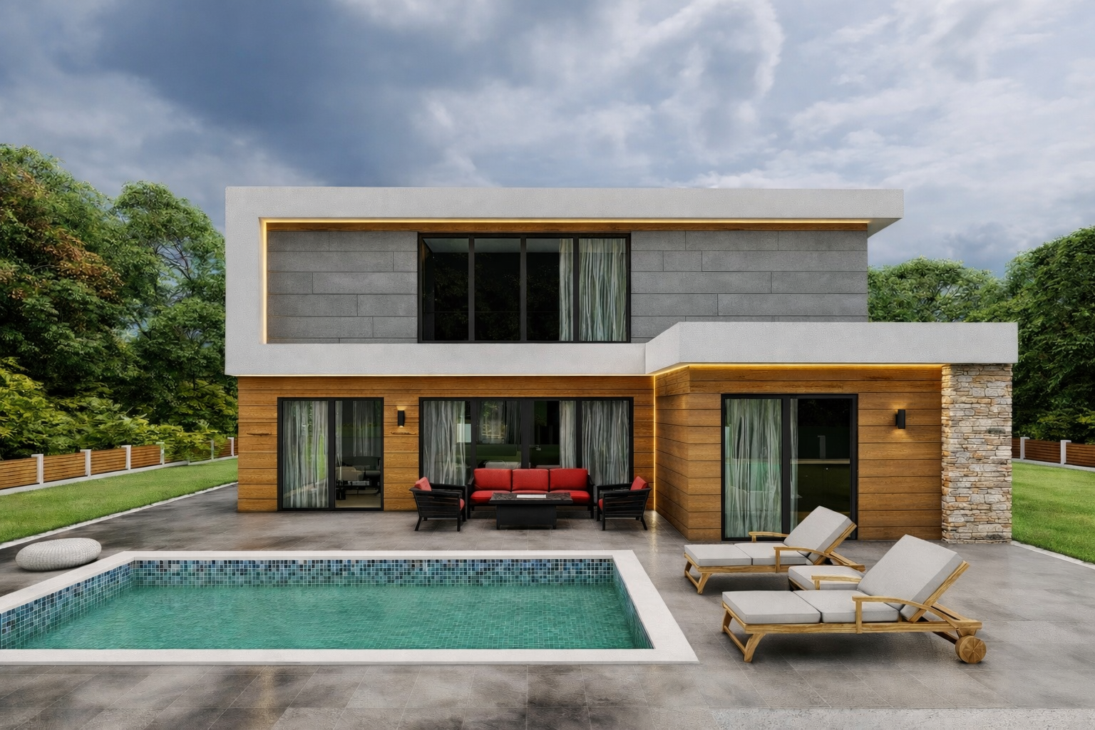 ATLAS 176 m² İki Katlı Çelik Villa