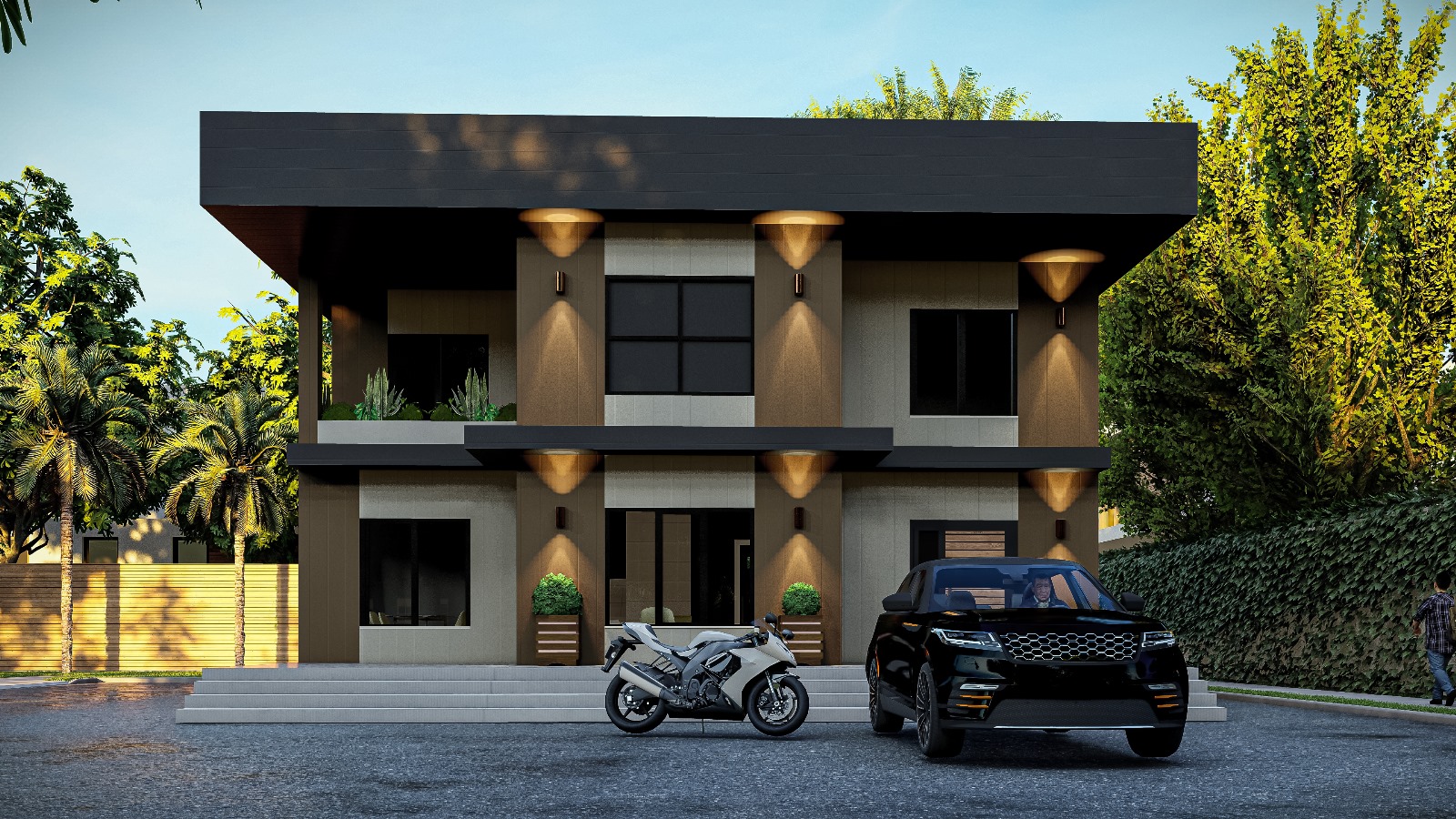 213 m² İki Katlı Çelik Villa